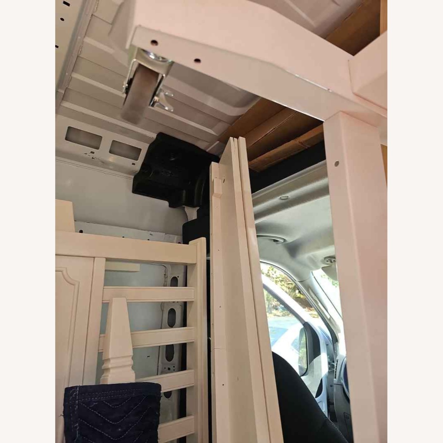 Ava Regency White Loft Bed Set - image-11