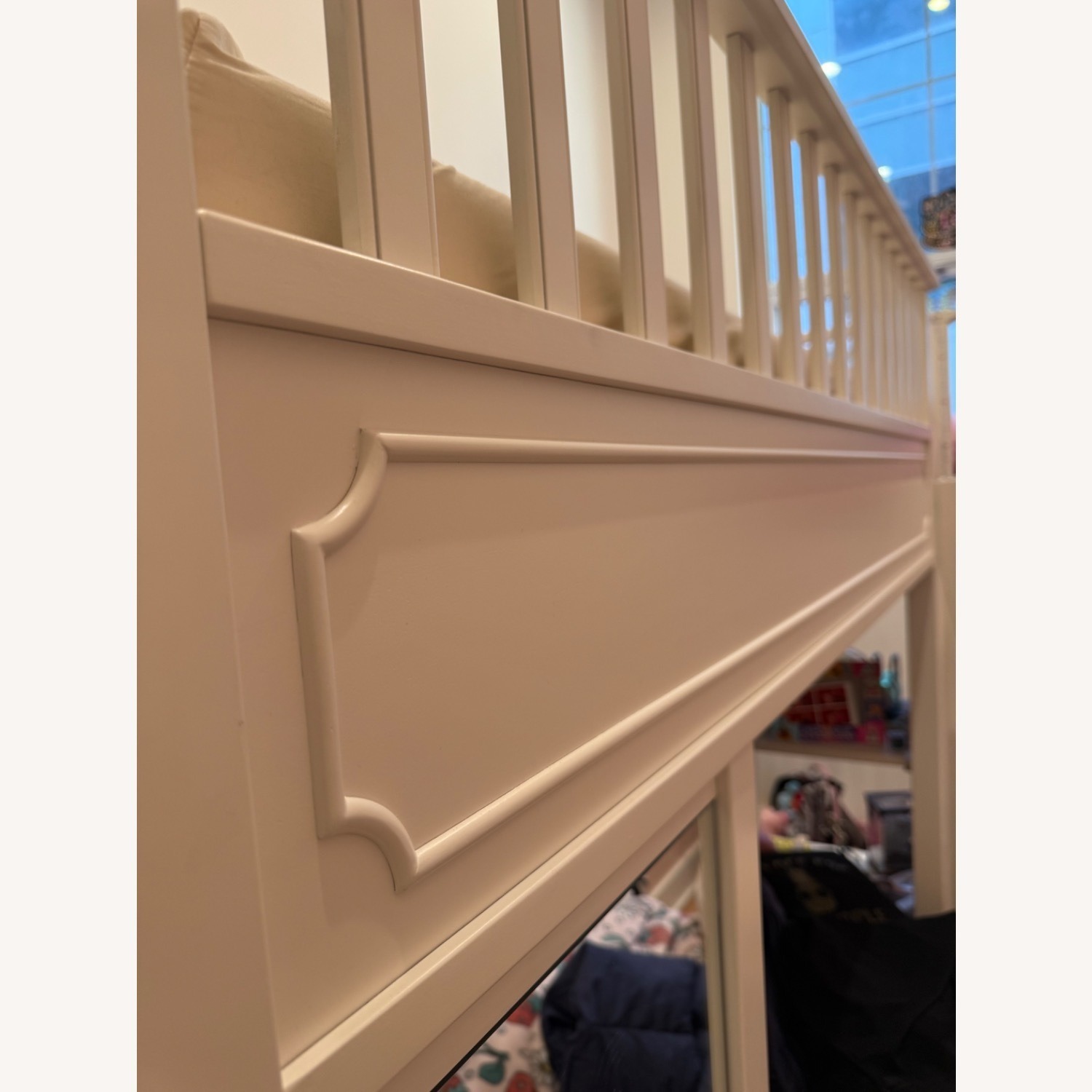 Ava Regency White Loft Bed Set - image-3