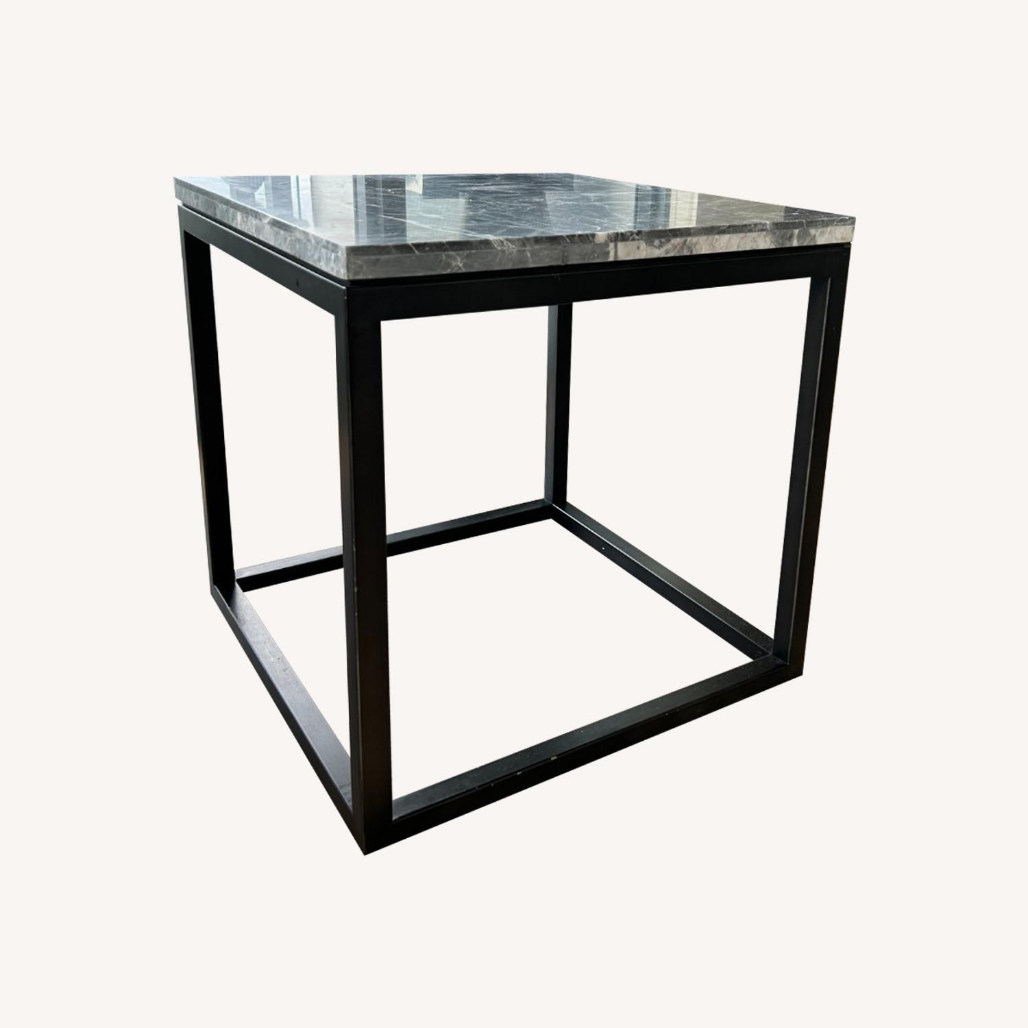 Lexington Furniture Dark Gray Metal Side Table - image-5