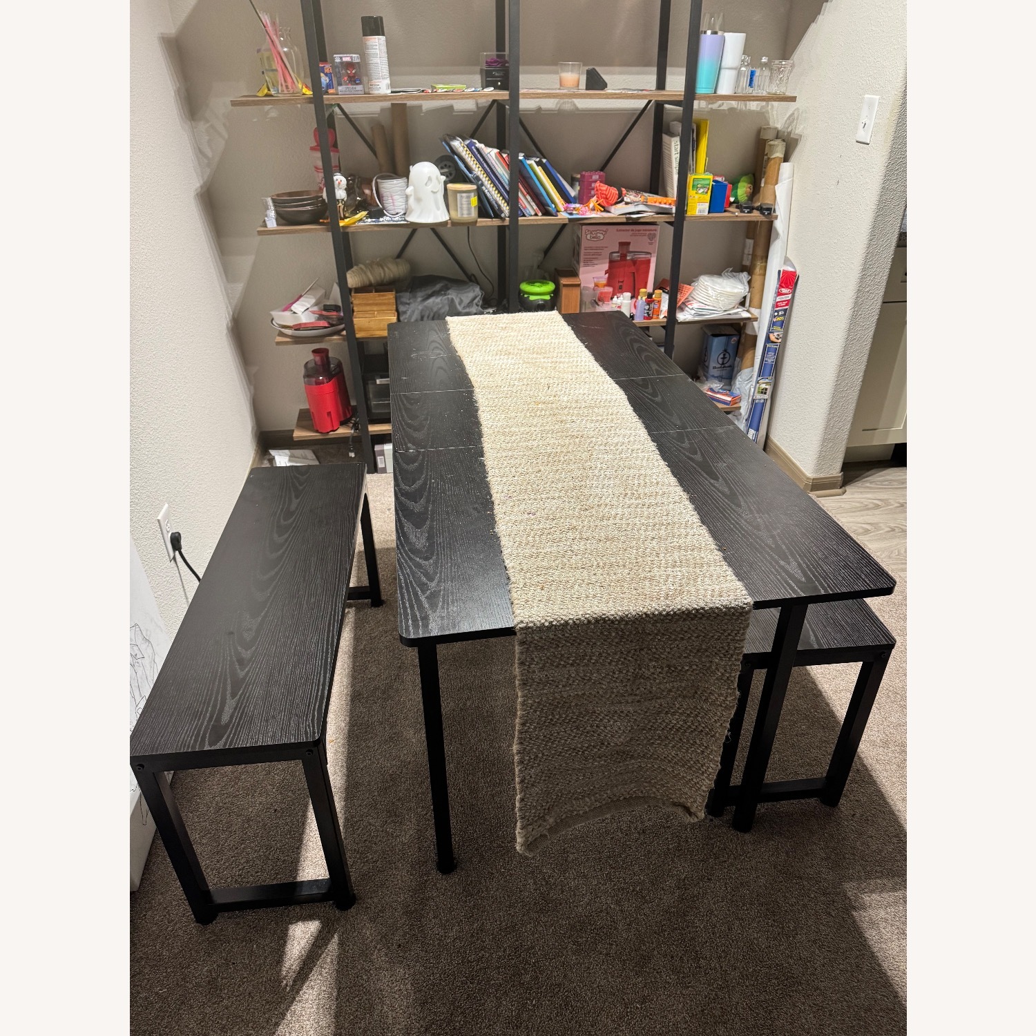 Amazon Gizoon 63” Kitchen Table with Set Benches  - image-2