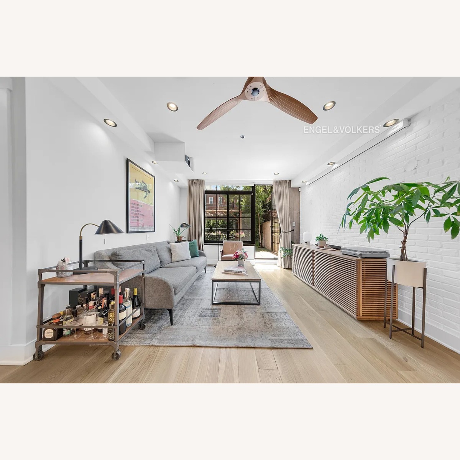 Design Within Reach Line Dark Brown Wood Media Storage - image-3