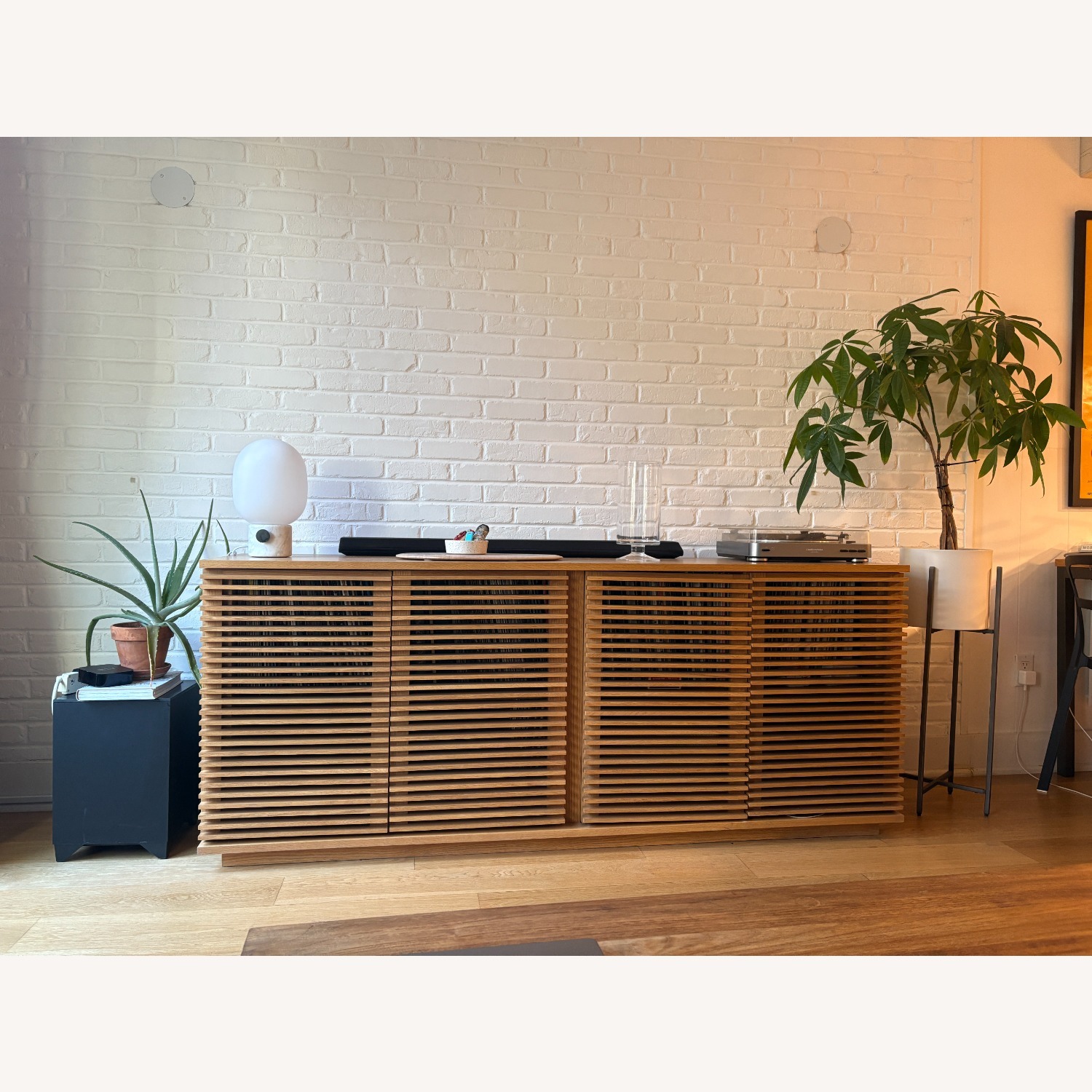 Design Within Reach Line Dark Brown Wood Media Storage - image-4