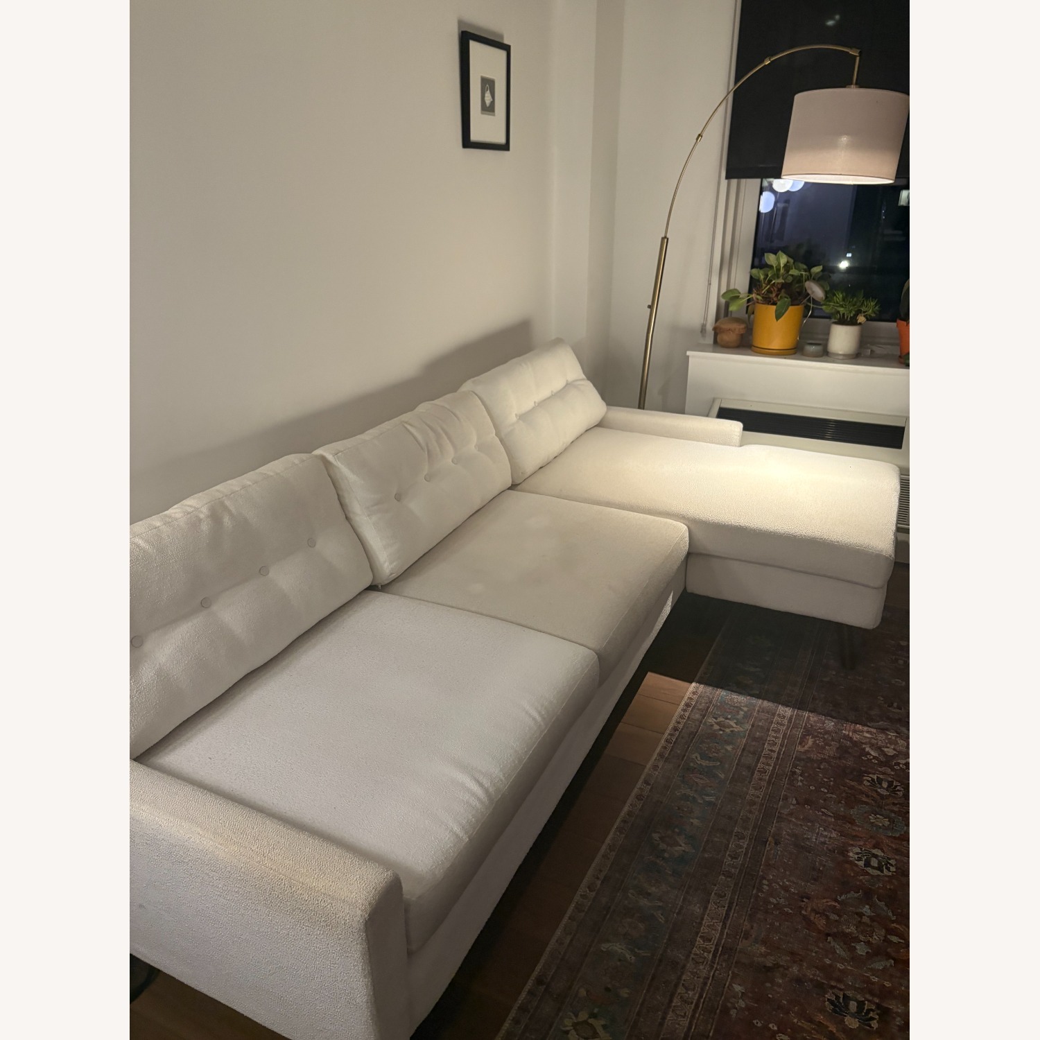 Joybird Hopson Reversible Sectional in Tussah Snow - image-1