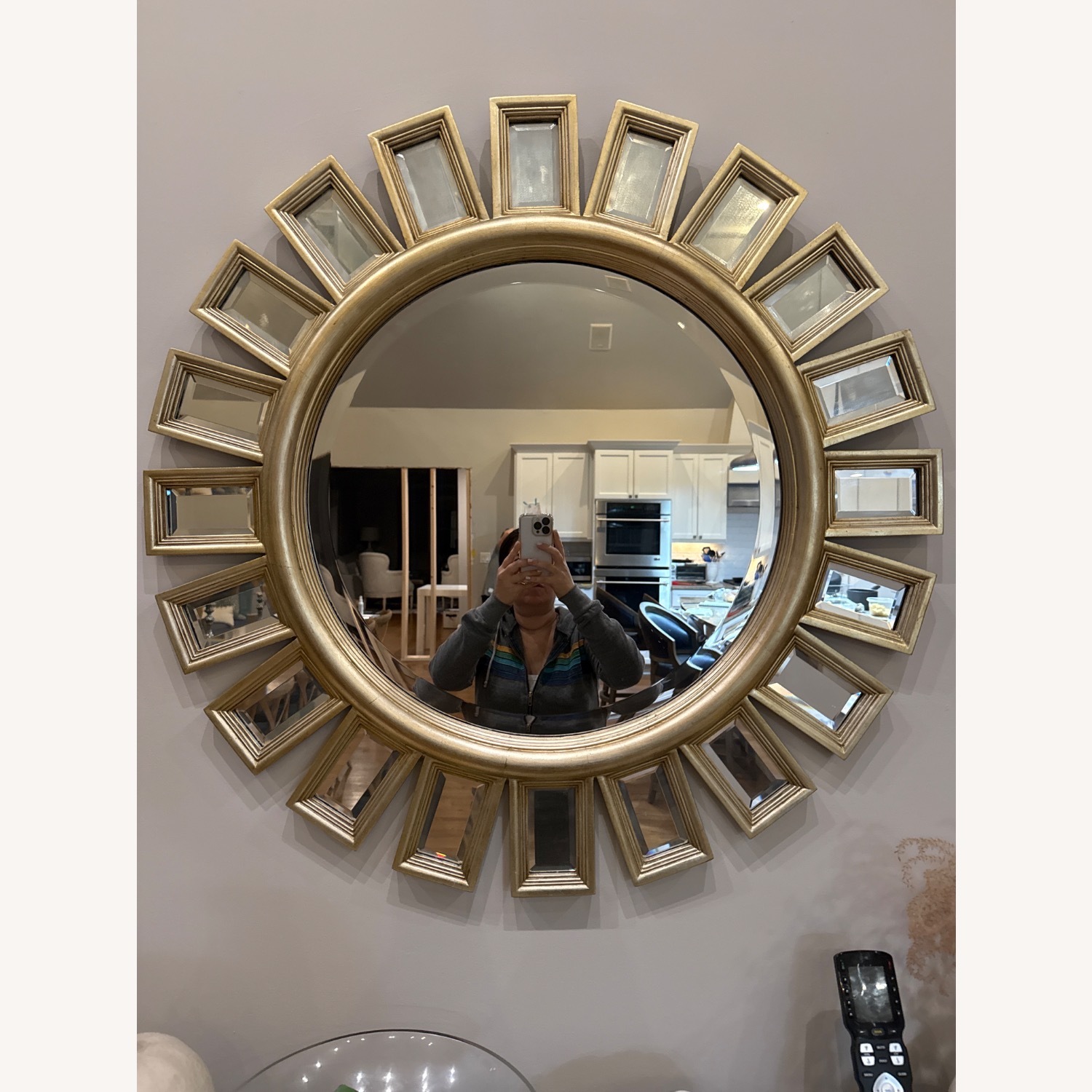 QaBss Modern Silver Decorative Mirror - image-2