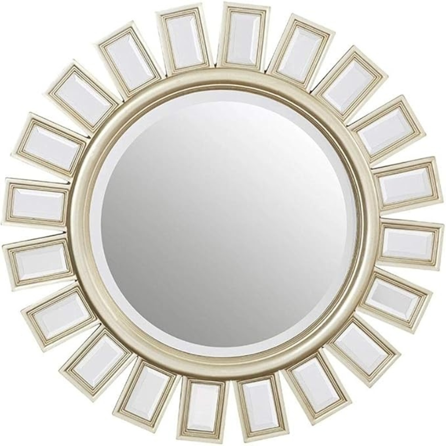 QaBss Modern Silver Decorative Mirror - image-7