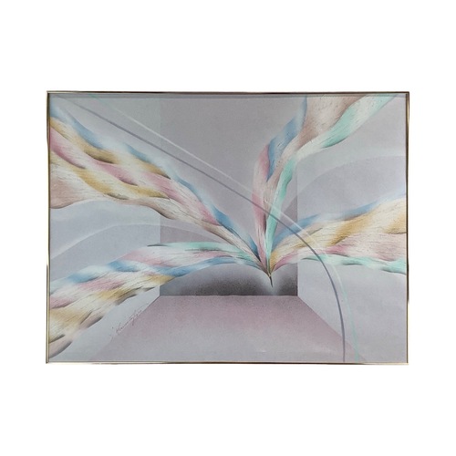Used Vintage Modern Abstract Wall Art for sale on AptDeco