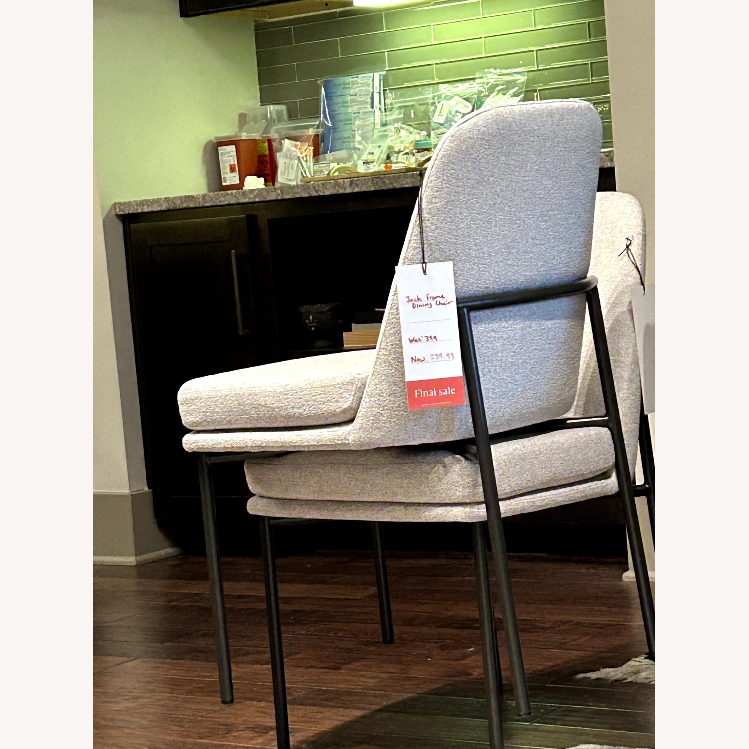 West Elm Gray Chairs - image-1