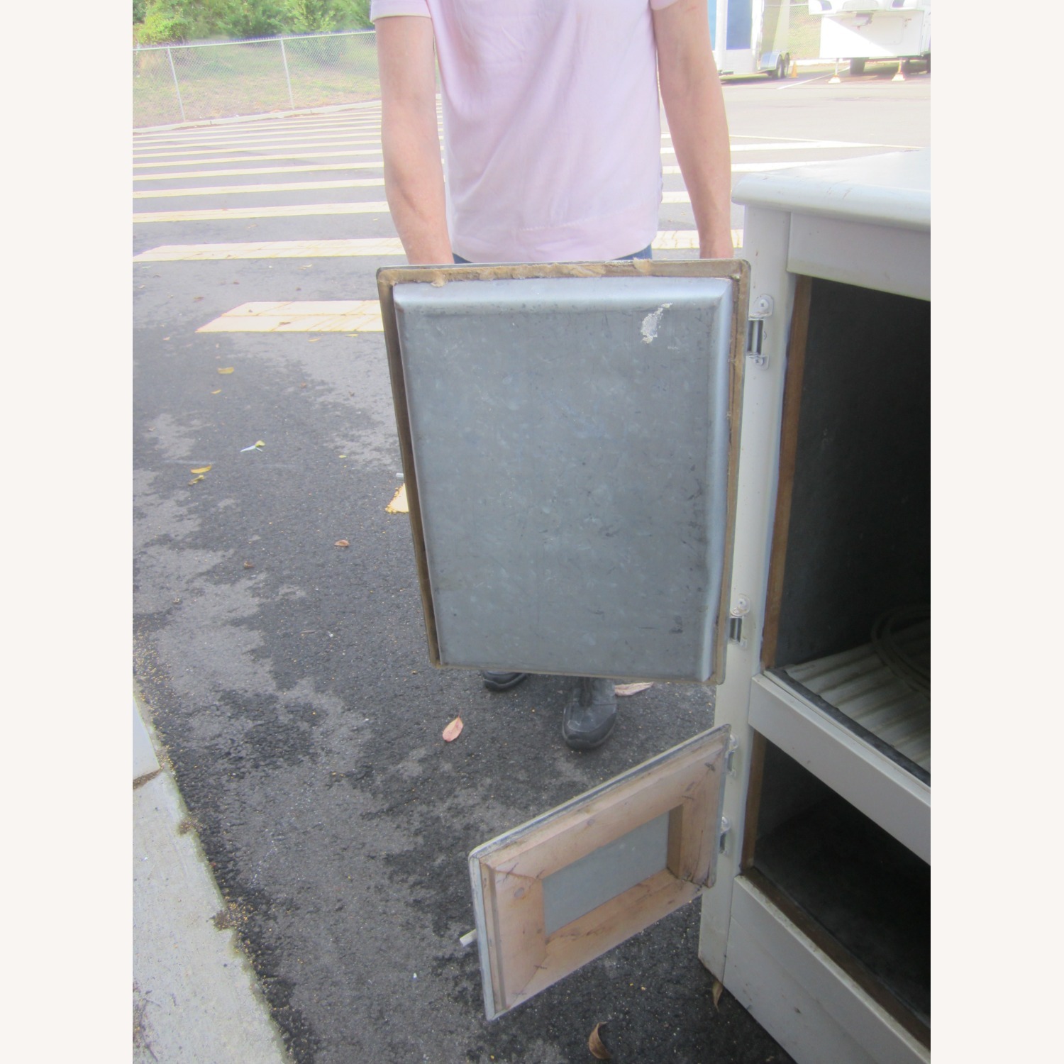 Antique White Metal Chest - image-8