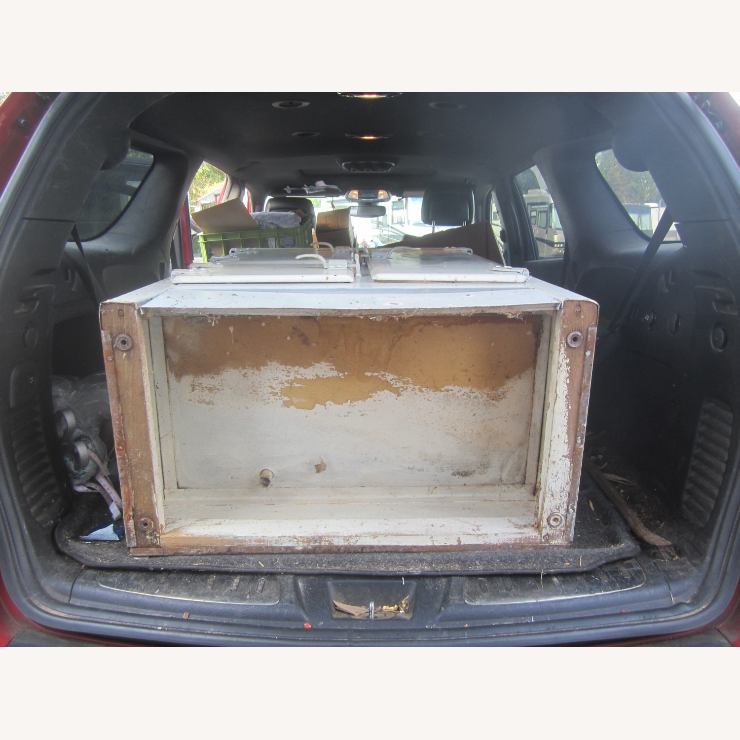 Antique White Metal Chest - image-11