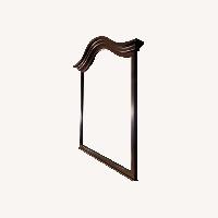 Century Furniture Dark Brown Wood Wall Mirror