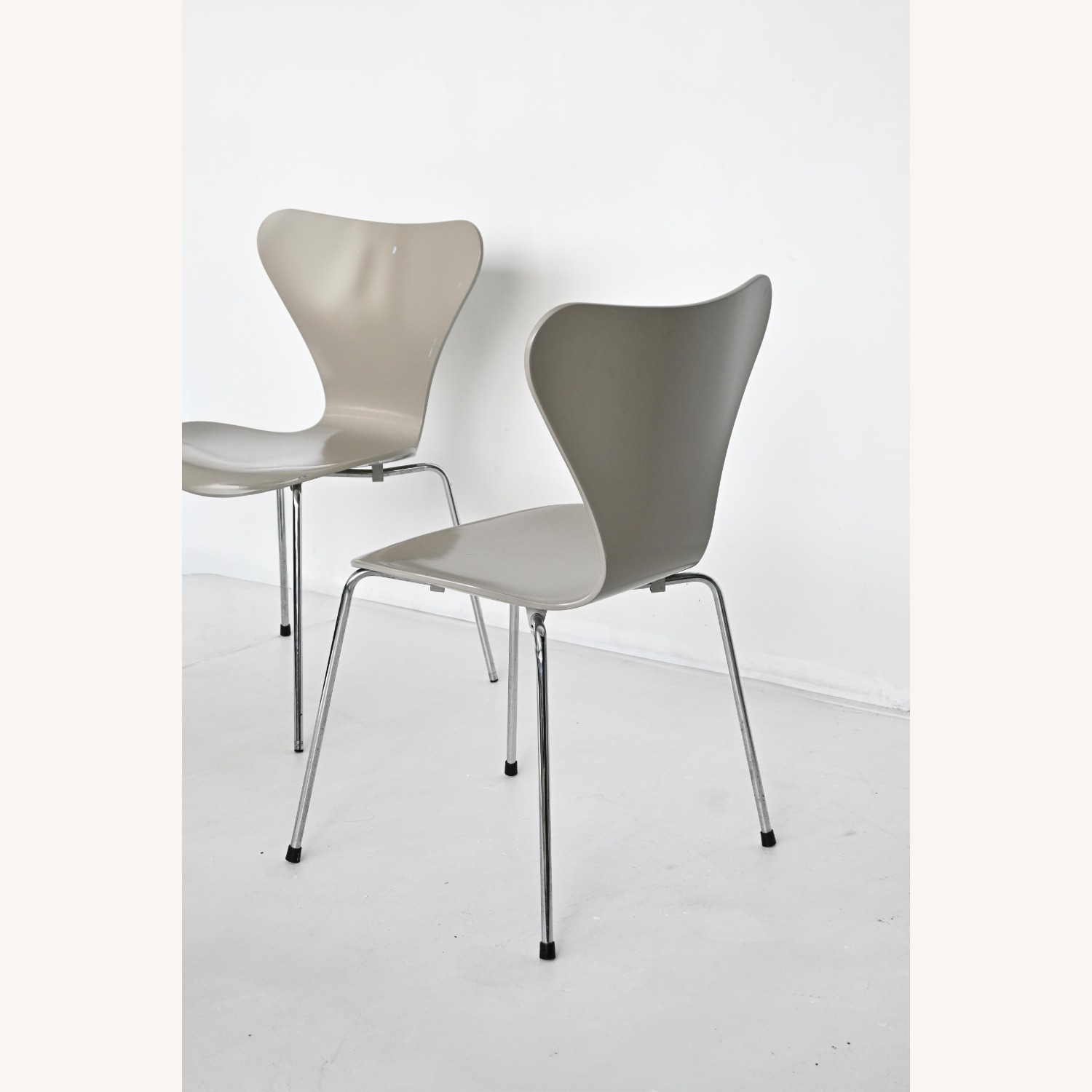 Fritz Hansen Natural Metal Dining Chair - image-2