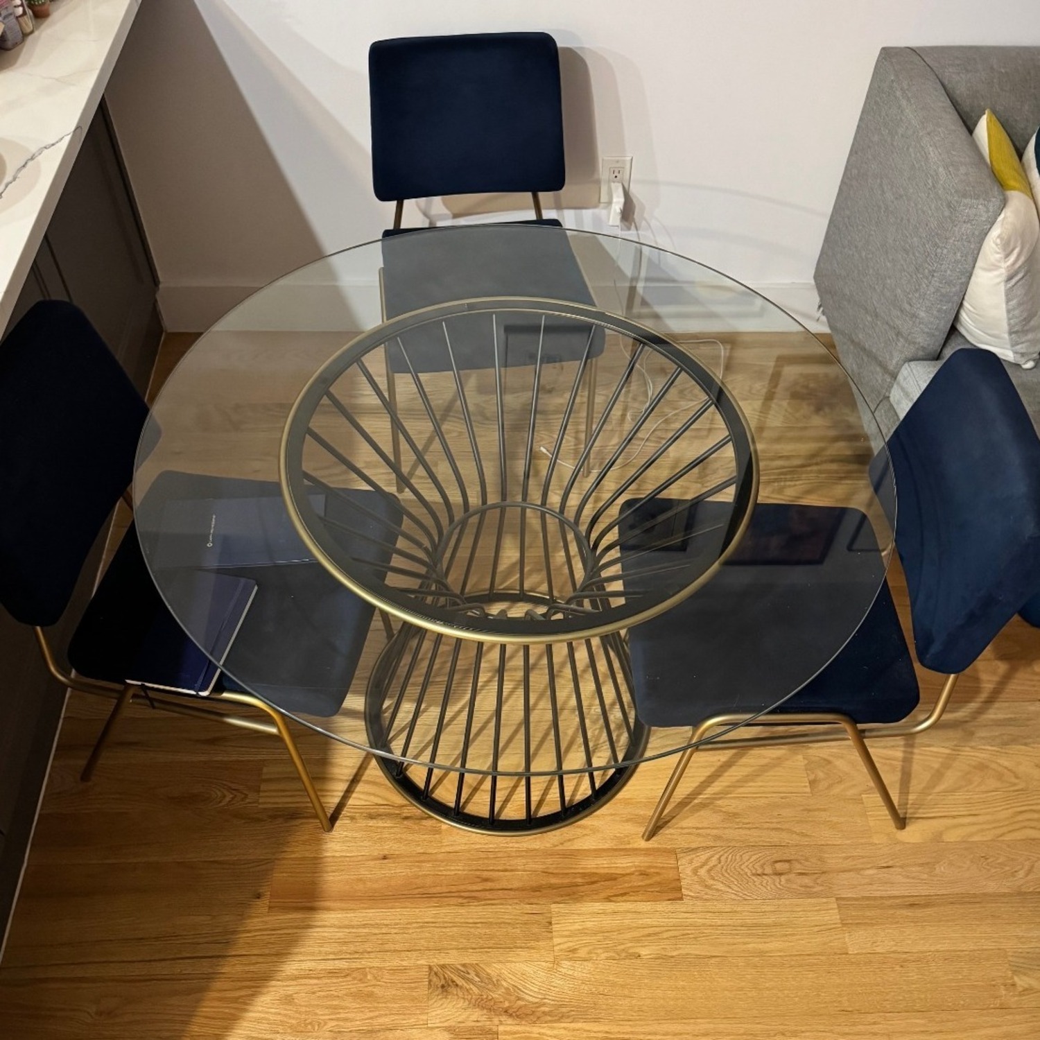 West Elm Hourglass Dining Table - image-2