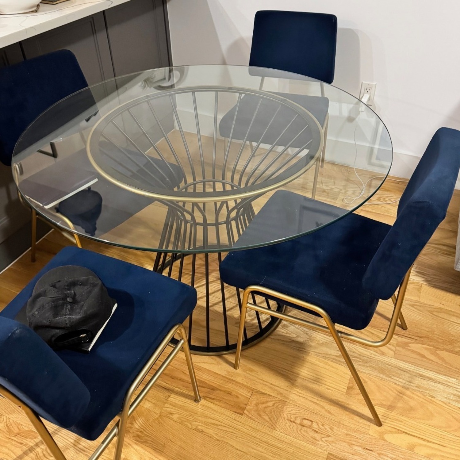 West Elm Hourglass Dining Table - image-3