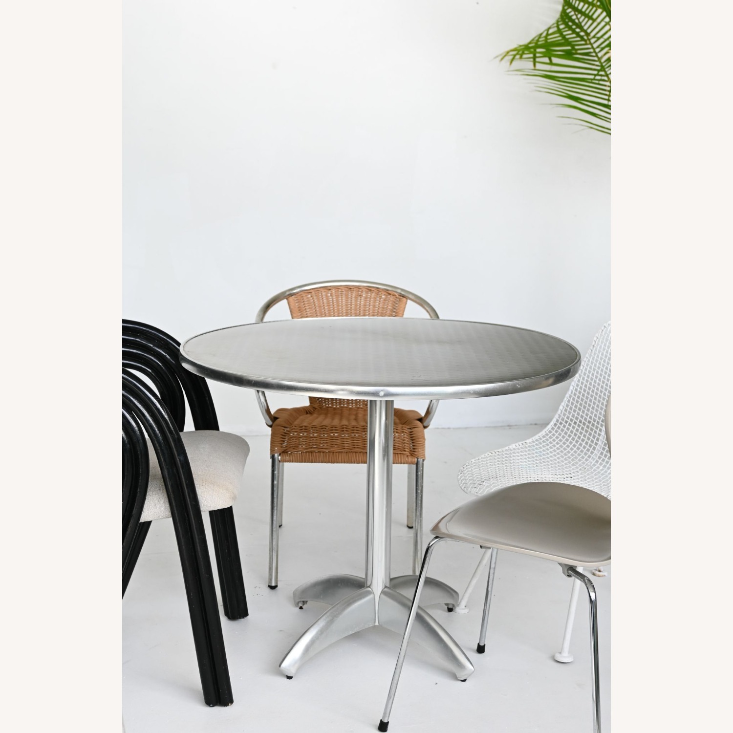 Williams Sonoma Light Gray Dining Table - image-4