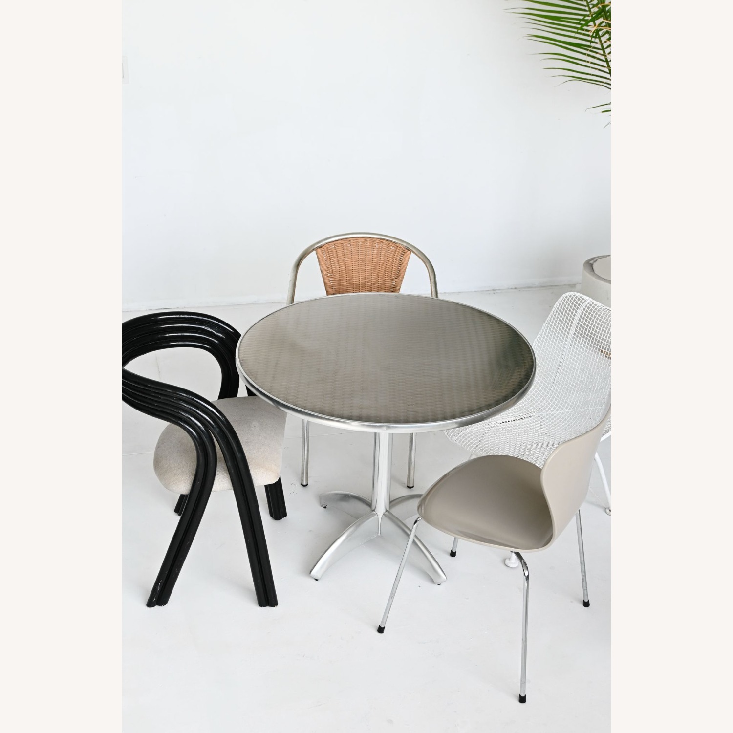 Williams Sonoma Light Gray Dining Table - image-3