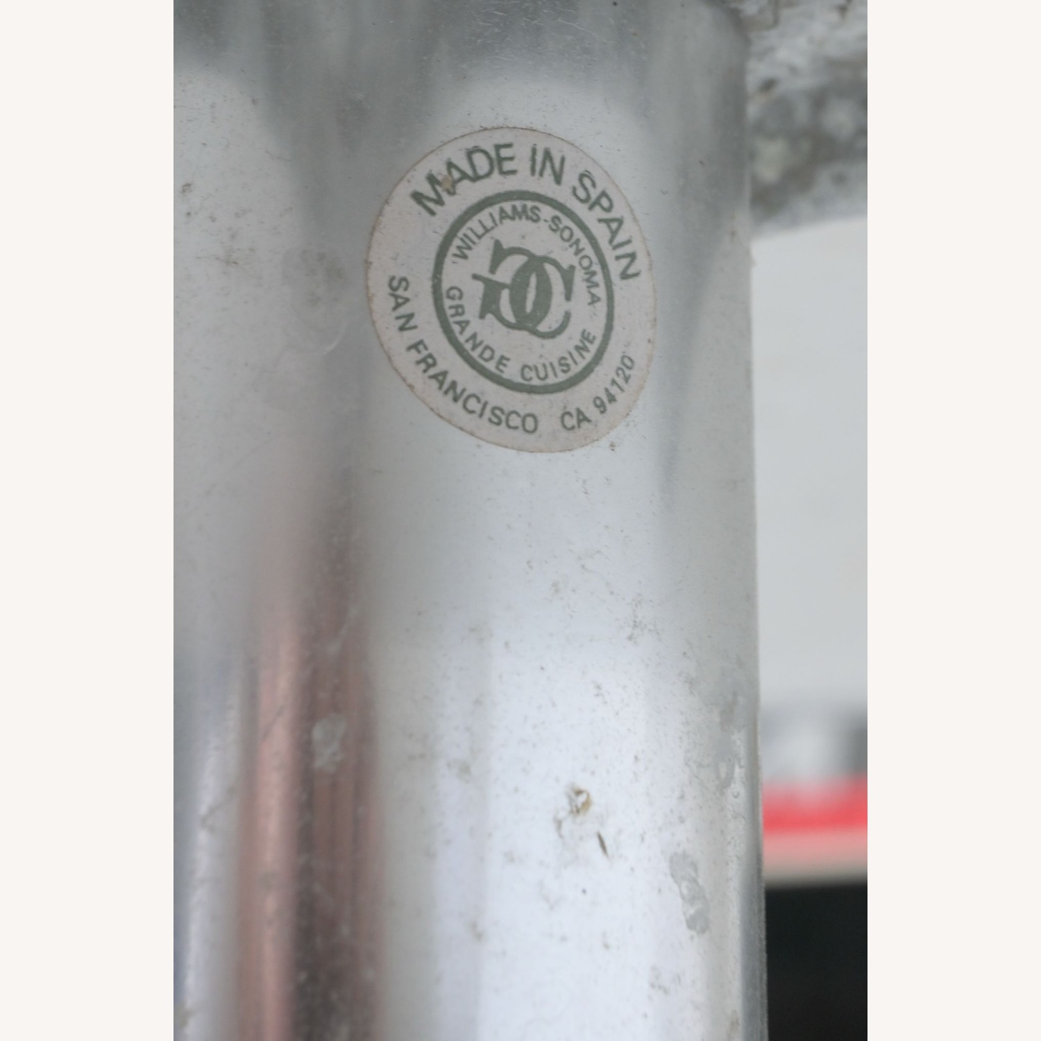 Williams Sonoma Light Gray Dining Table - image-5