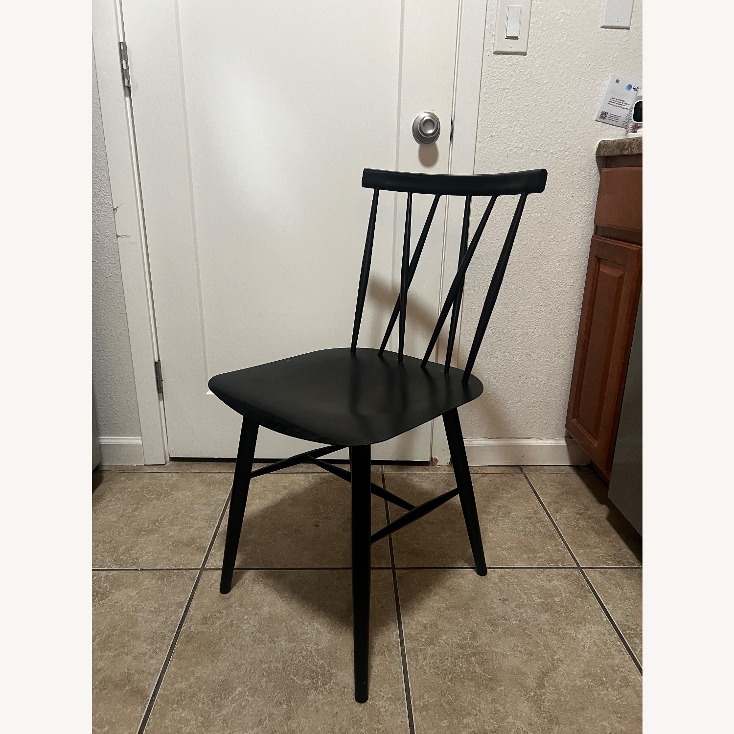 Target Costway Black Metal Dining Chairs - image-1