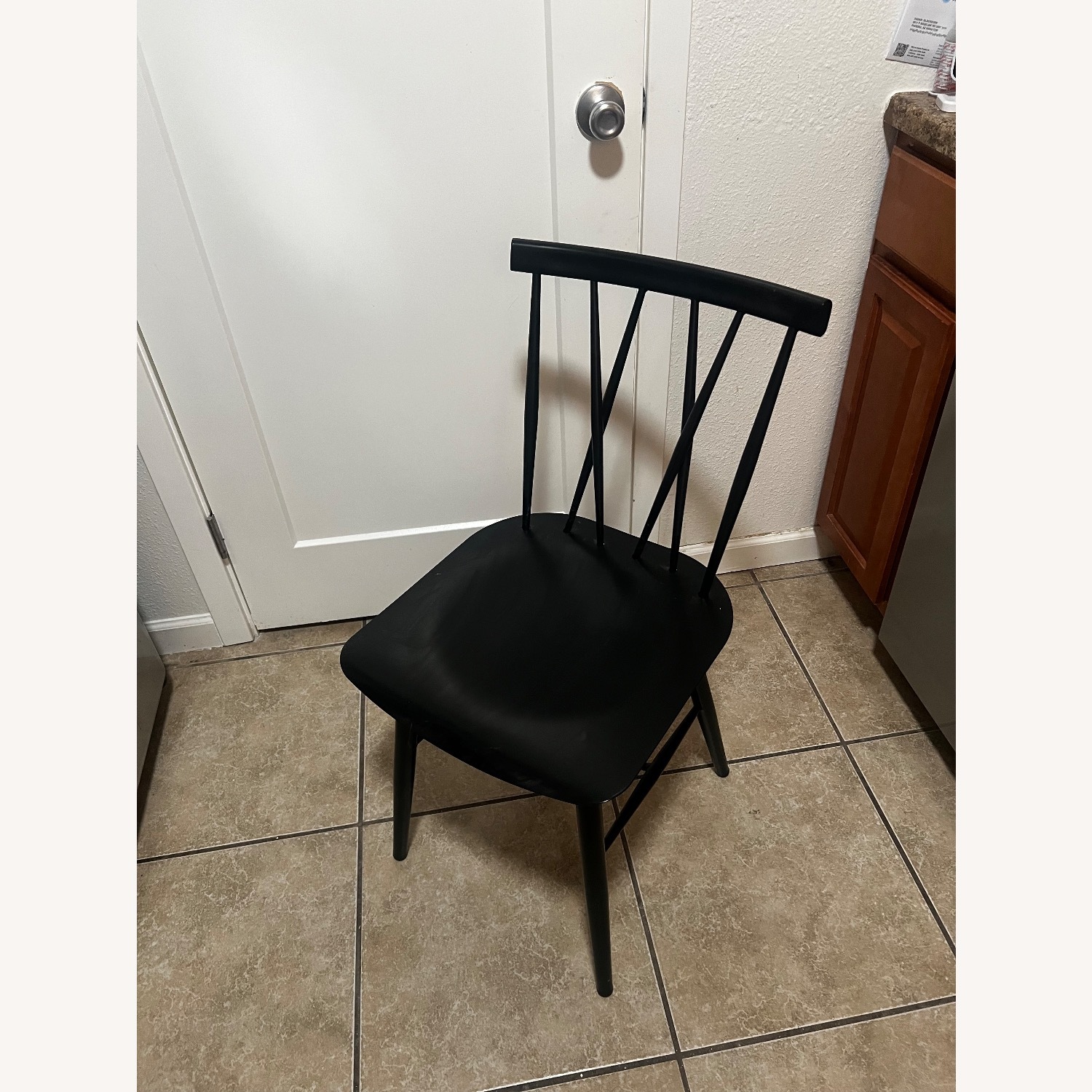 Target Costway Black Metal Dining Chairs - image-2