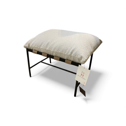 Used Denver Modern Indoor/Outdoor Vail Ottoman for sale on AptDeco