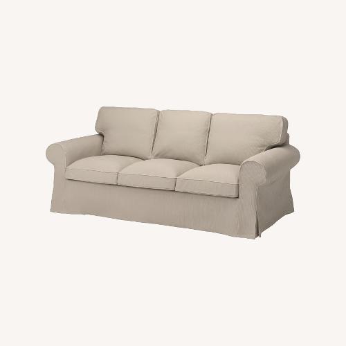 Used IKEA EKTORP Fabric 3+ Seater Sofa for sale on AptDeco