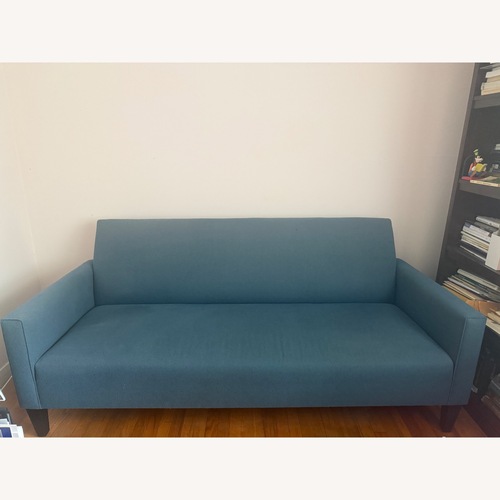 Used Crate & Barrel Blue 2 Seater Sofa for sale on AptDeco