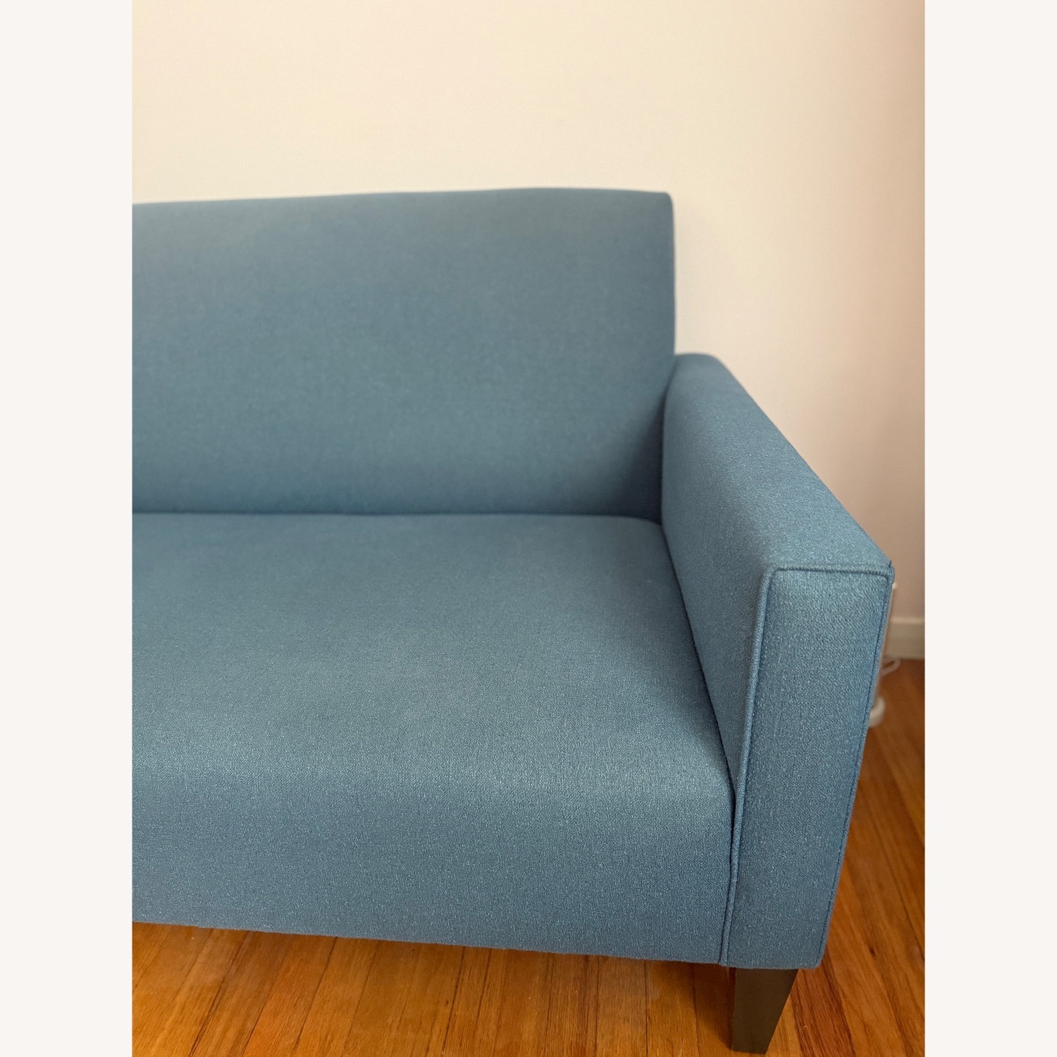 Crate & Barrel Blue 2 Seater Sofa - image-6