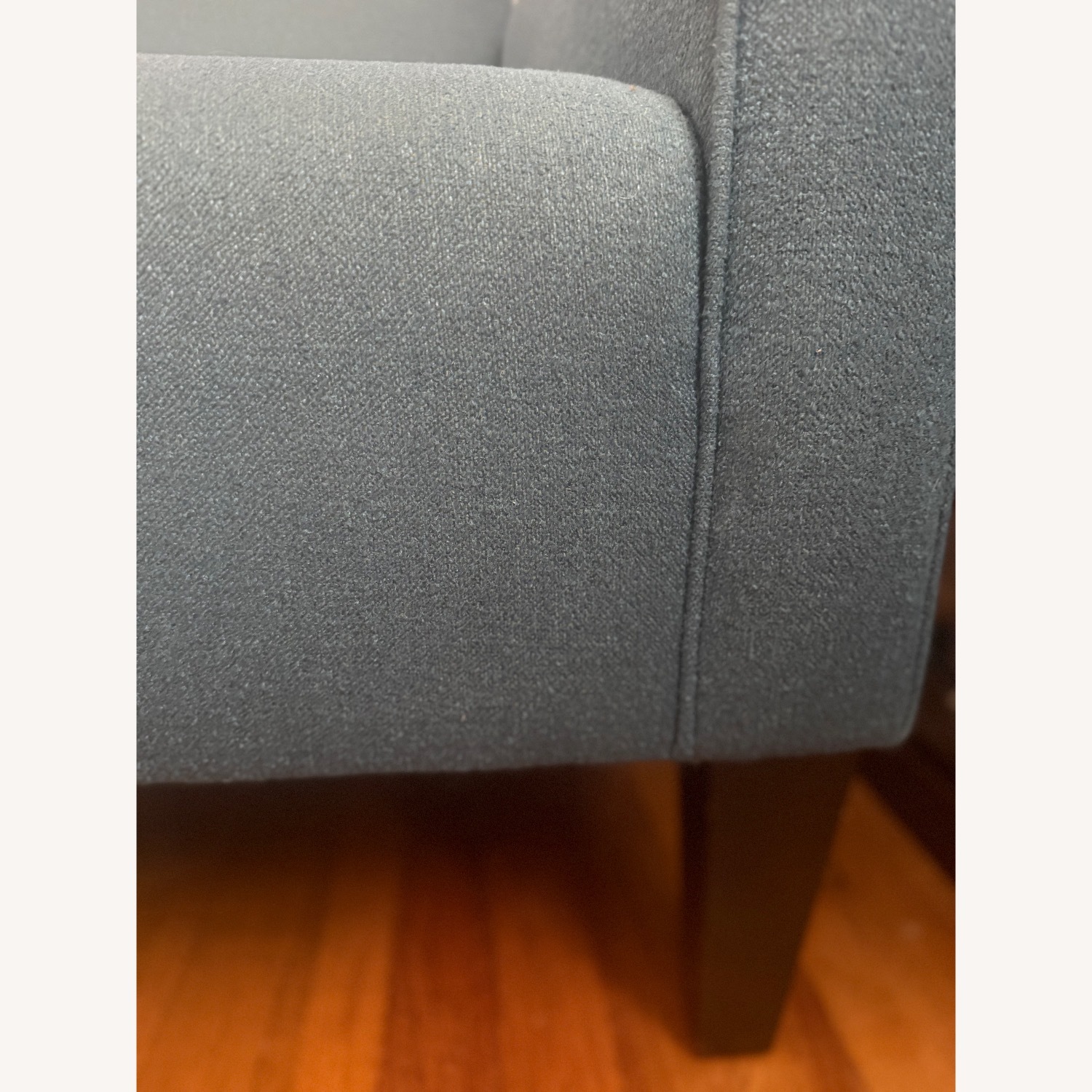 Crate & Barrel Blue 2 Seater Sofa - image-4