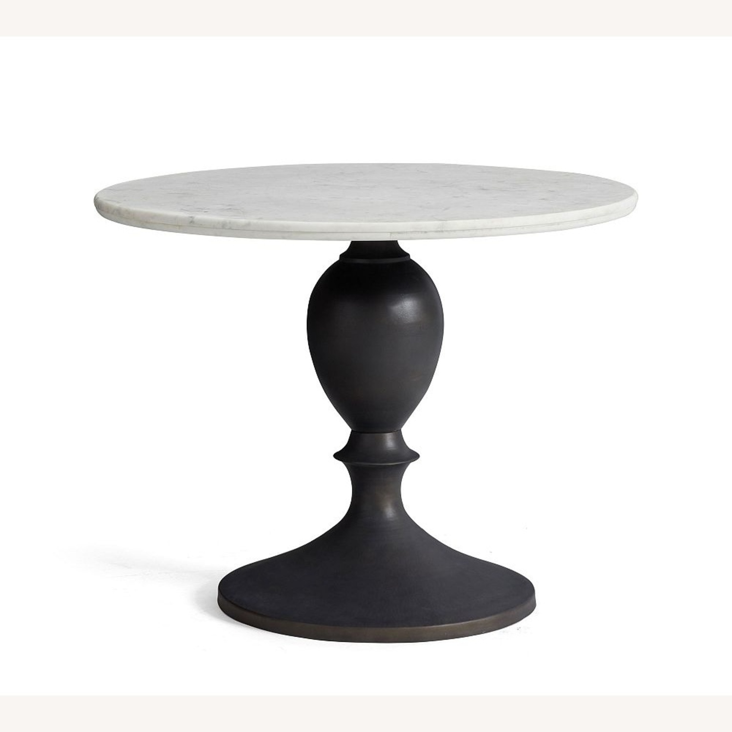 Pottery Barn Chapman Round Marble Pedestal Dining Table (39") - image-6