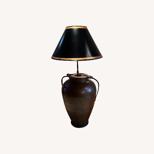 Used Vintage/Antique Handmade Copper Floor Lamp for sale on AptDeco
