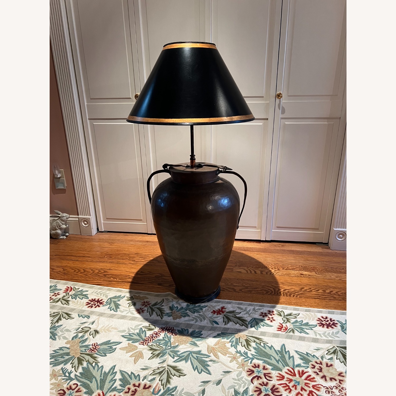Vintage/Antique Handmade Copper Floor Lamp  - image-5