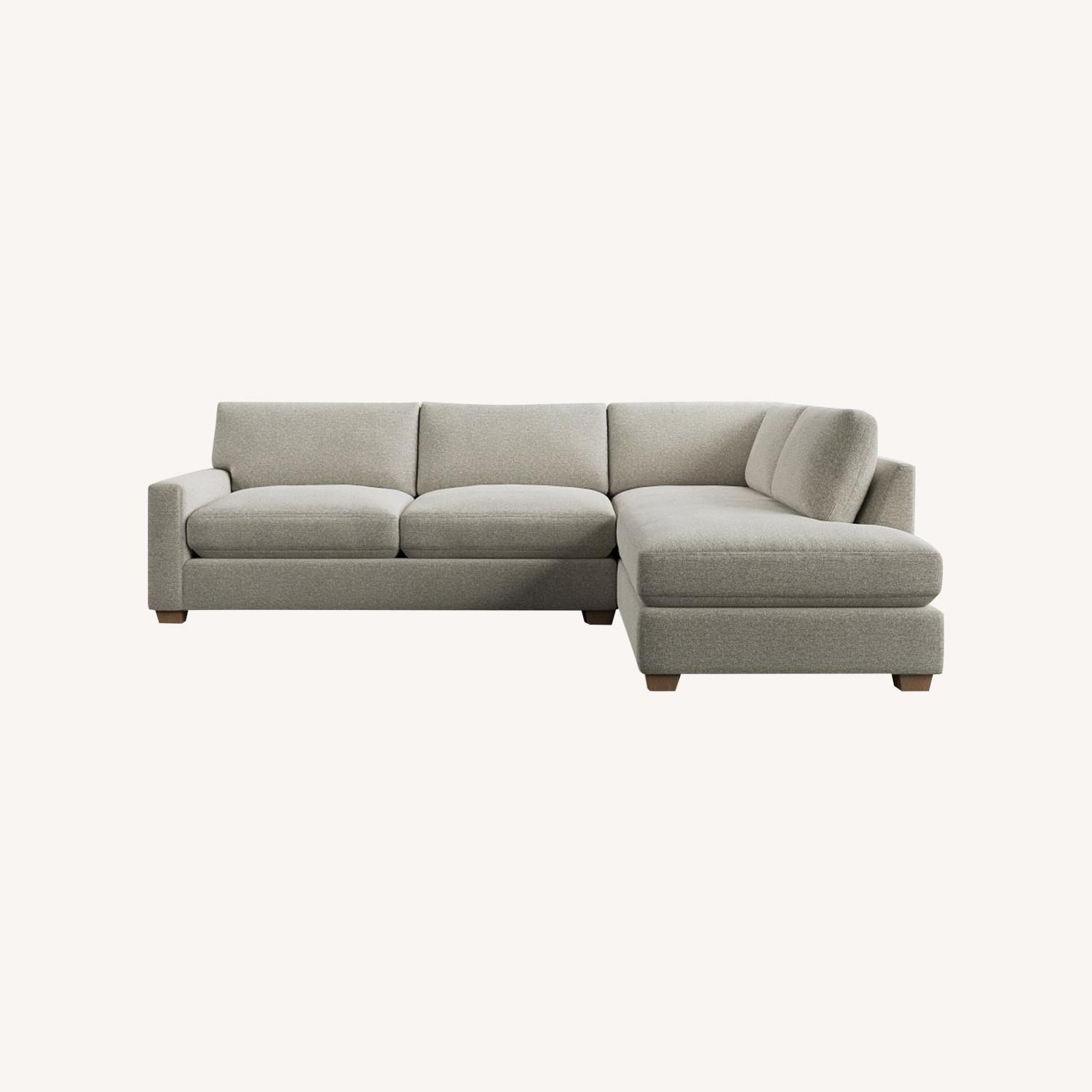 PB Comfort Modern Square Arm Return Bumper Sectional - image-0
