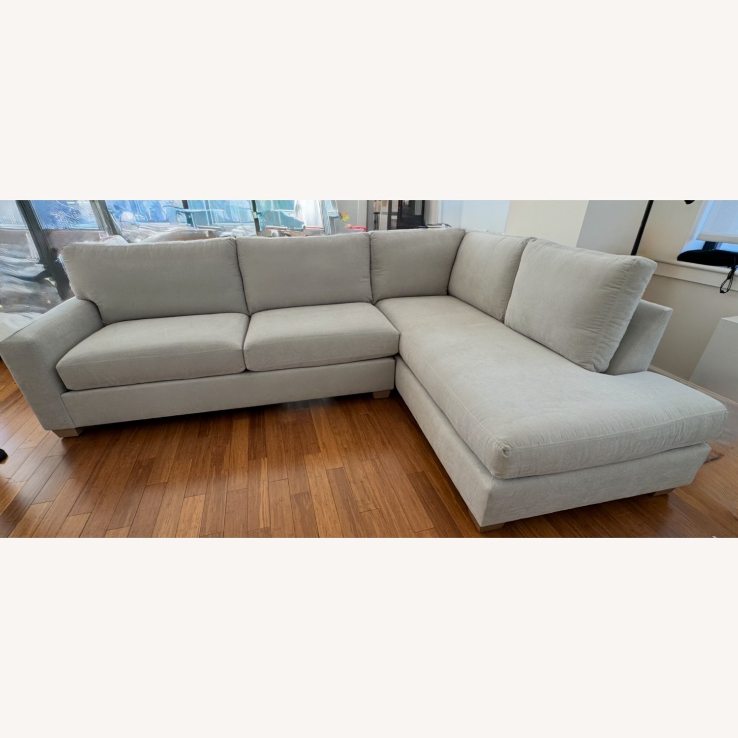 PB Comfort Modern Square Arm Return Bumper Sectional - image-1