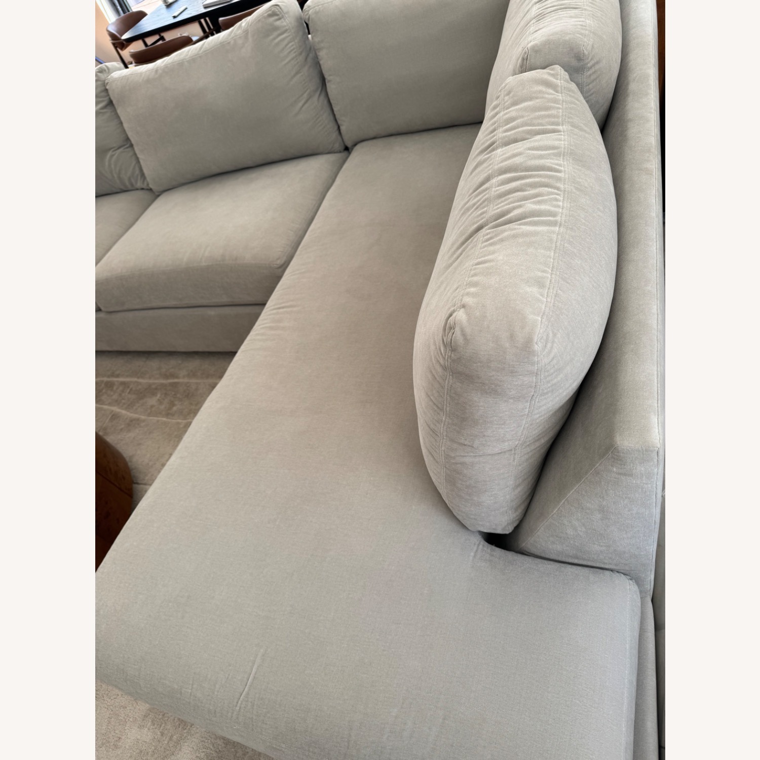 PB Comfort Modern Square Arm Return Bumper Sectional - image-3