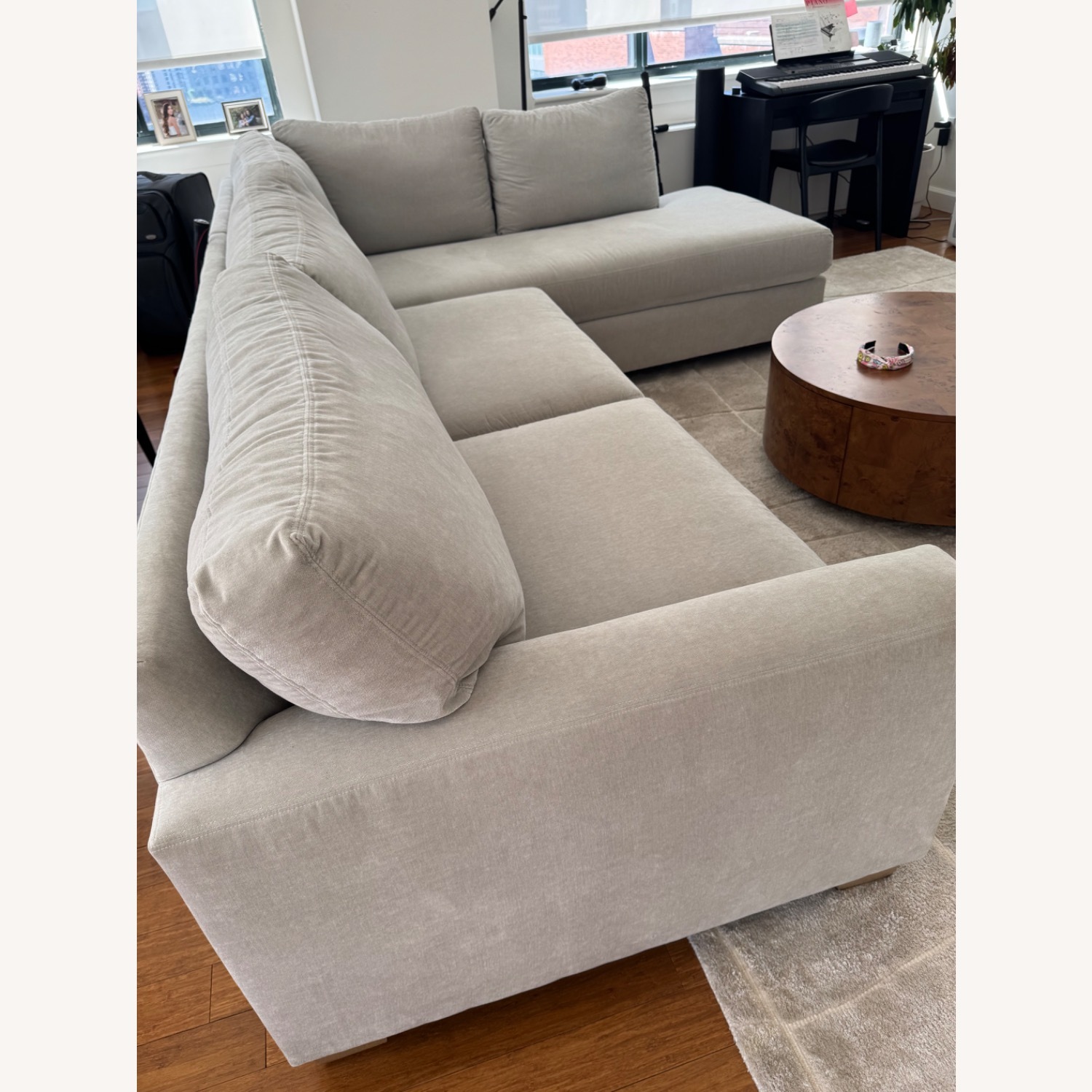 PB Comfort Modern Square Arm Return Bumper Sectional - image-2