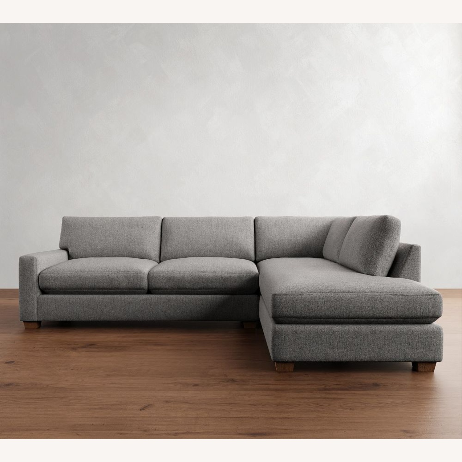 PB Comfort Modern Square Arm Return Bumper Sectional - image-6
