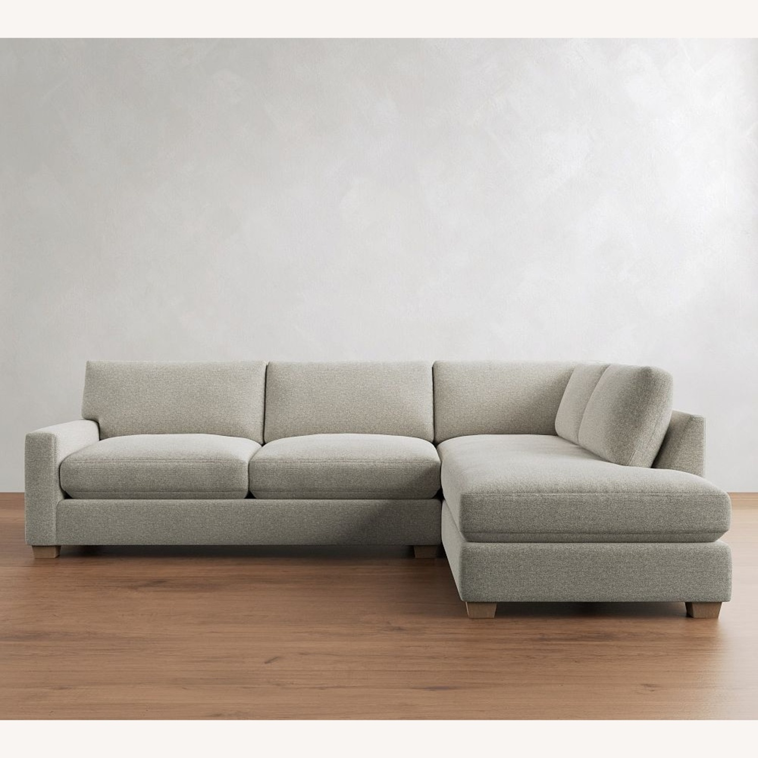PB Comfort Modern Square Arm Return Bumper Sectional - image-7