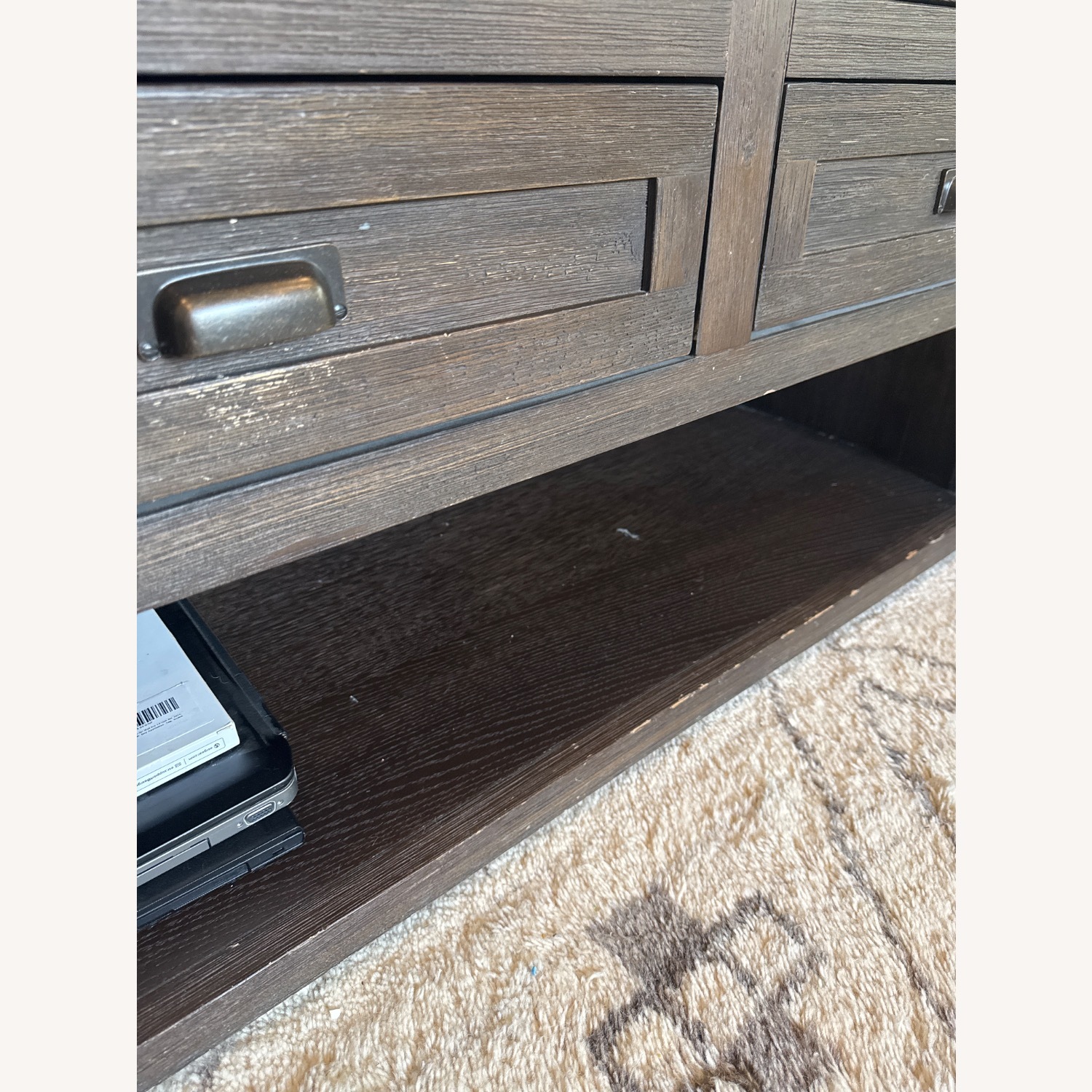 Restoration Hardware Keynes Dark Brown Media Storage - image-3