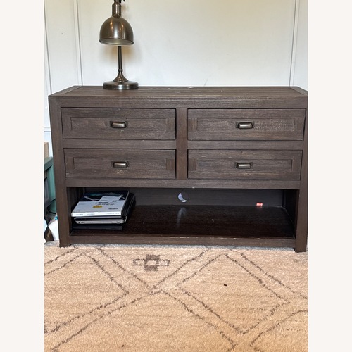 Used Restoration Hardware Keynes Dark Brown Media Storage for sale on AptDeco