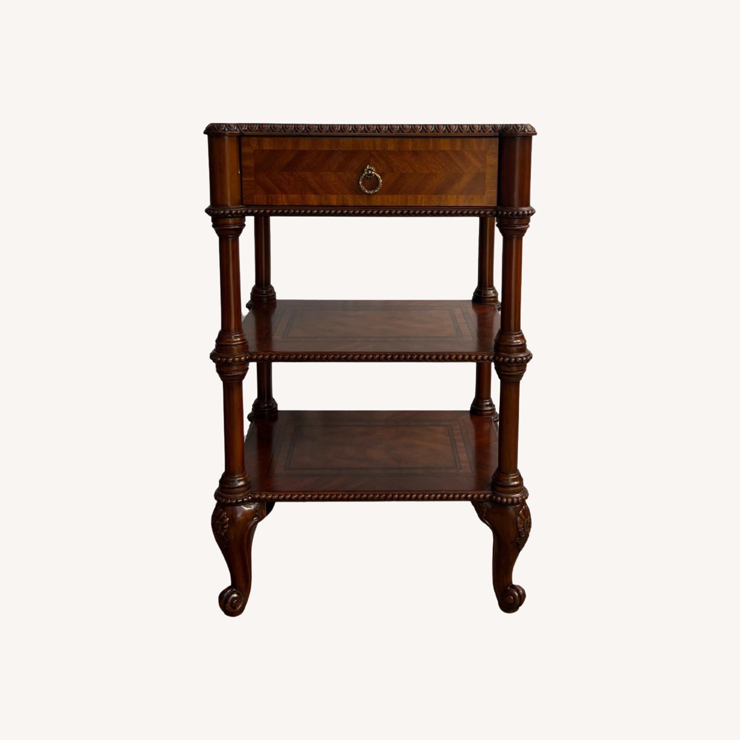 Vintage One Drawer Foyer Table - image-0