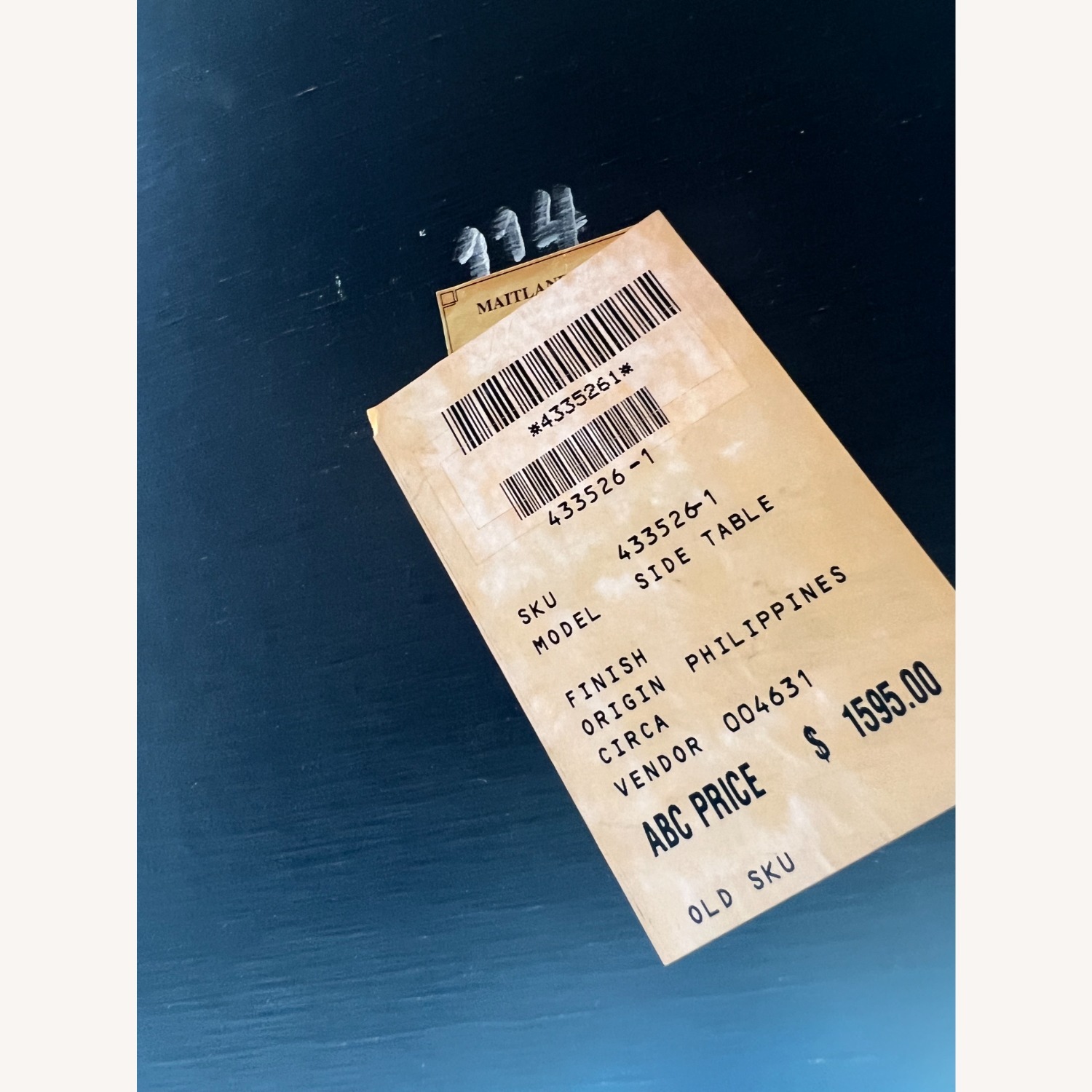 Vintage One Drawer Foyer Table - image-5