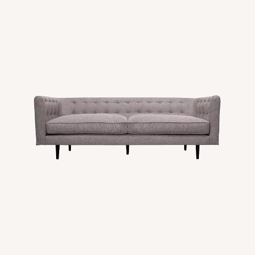 Used Macy's Dark Gray Velvet Loveseat for sale on AptDeco