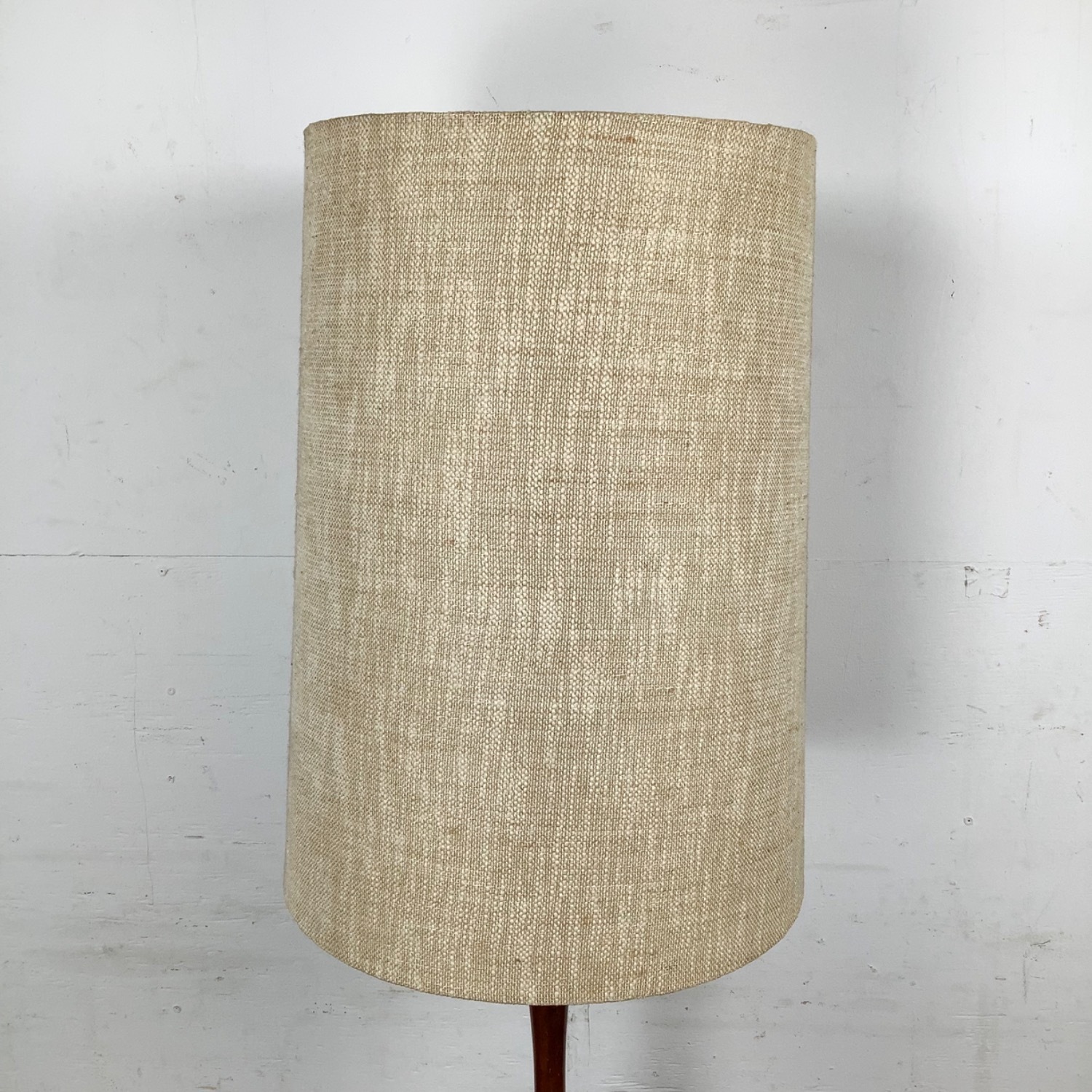 Mid-Century Tear Drop Cork Table Lamp - image-6