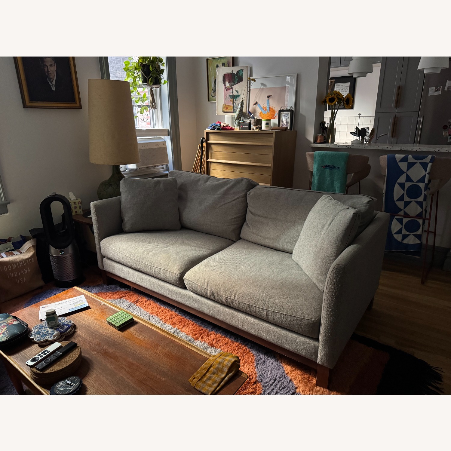 ABC Carpet and Home Cobble Hill Light Gray 3+ Seater Sofa - image-1