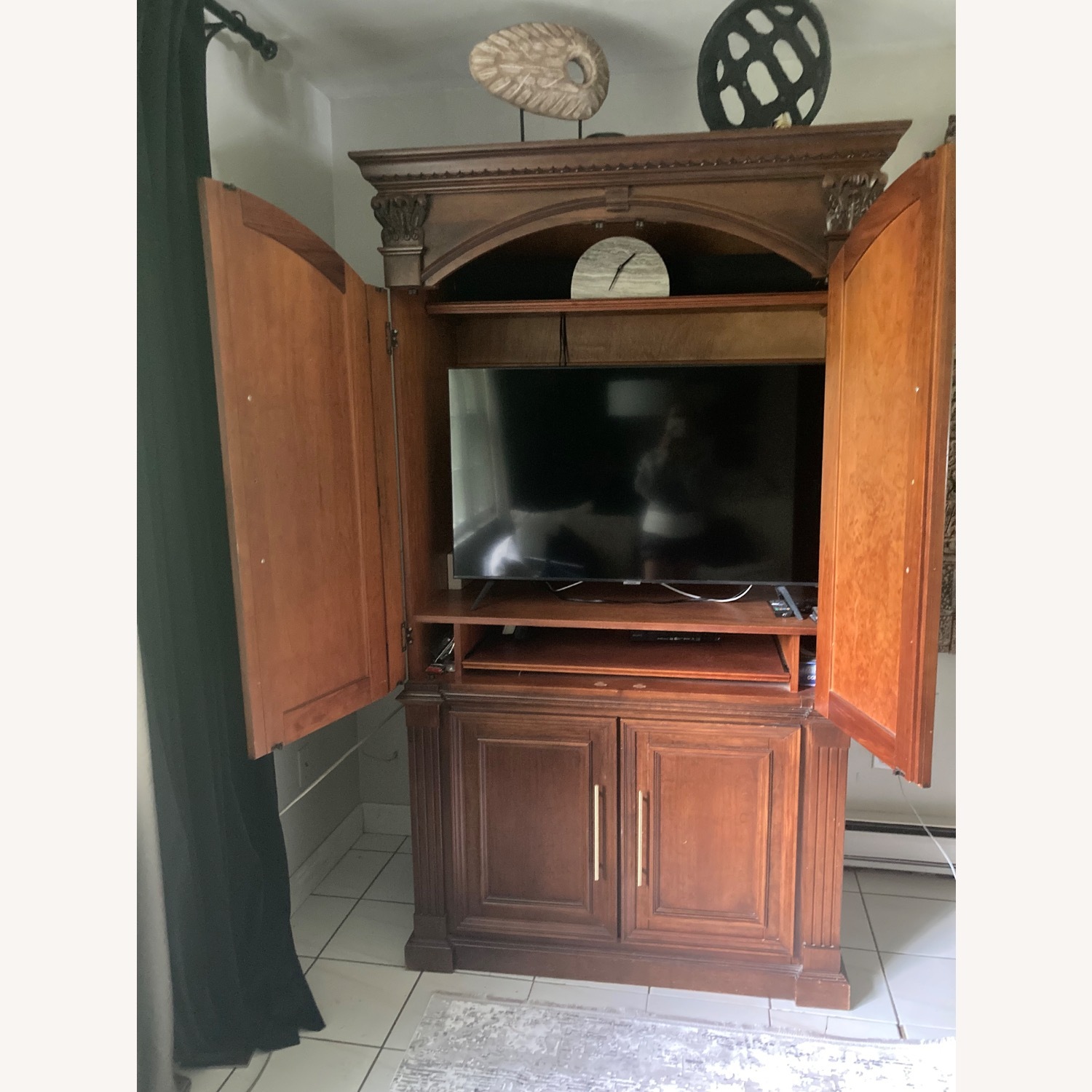 Dark Brown Armoire - image-2