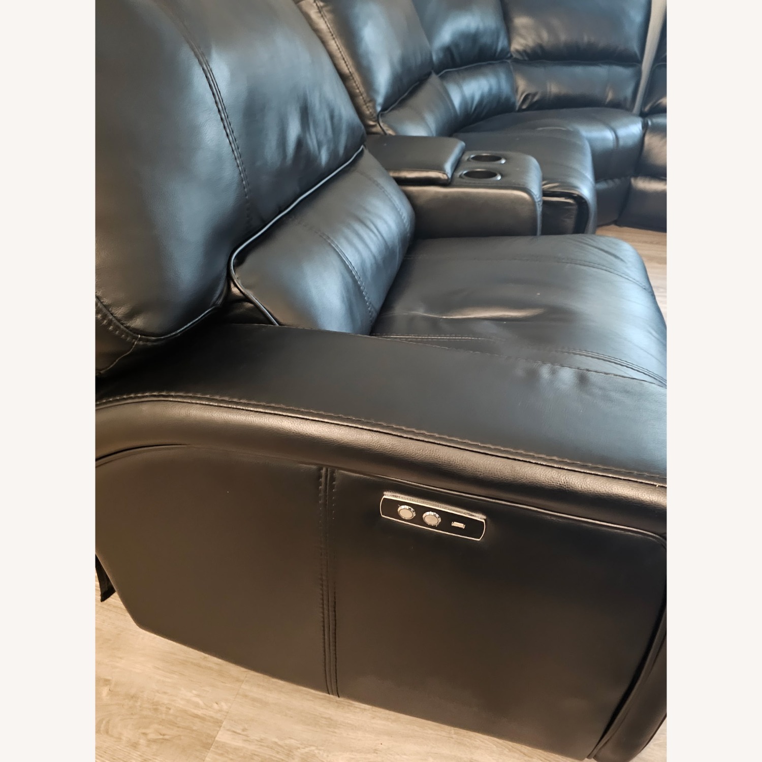 Bed Bath & Beyond Black 3+ Seater Sofa - image-3