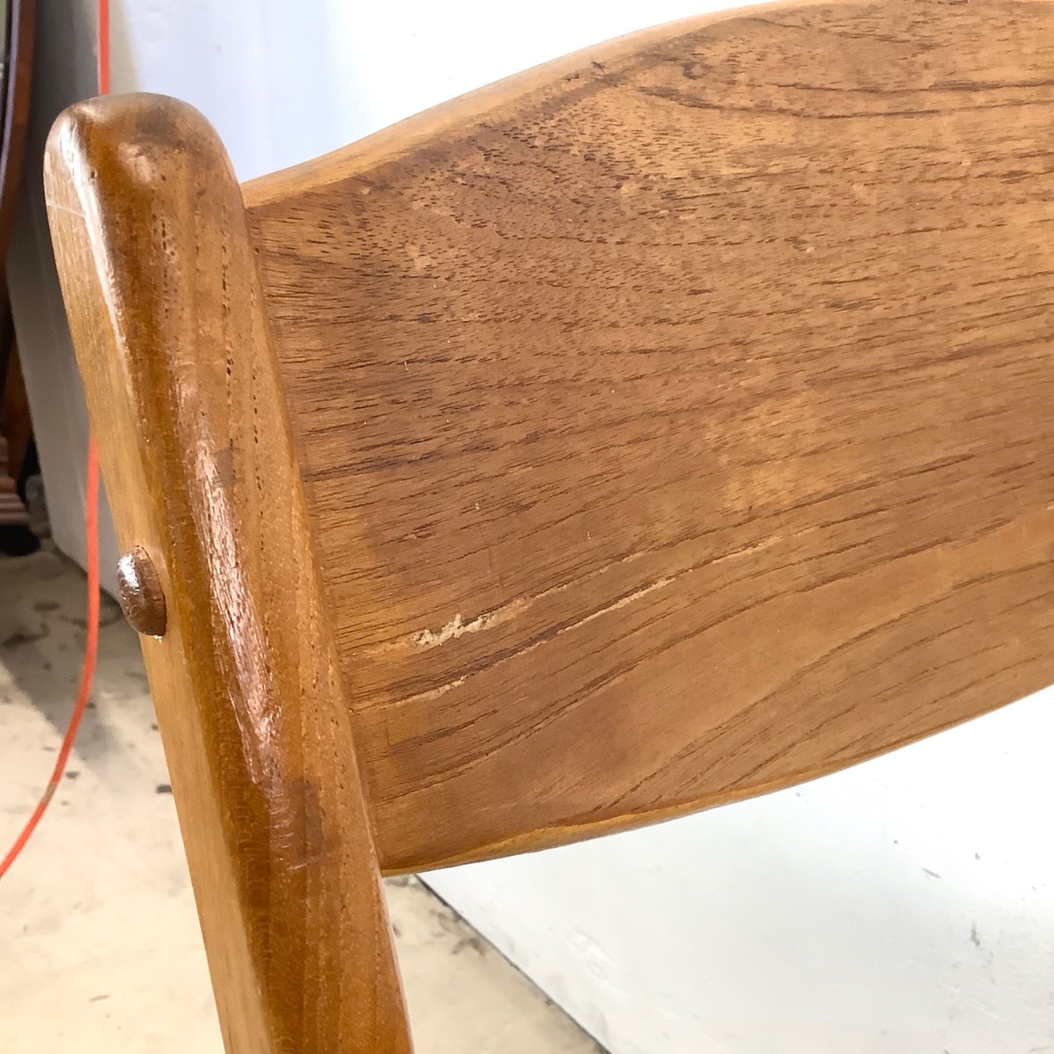 Danish Modern Rope Seat Dining Chairs- Pair - image-13