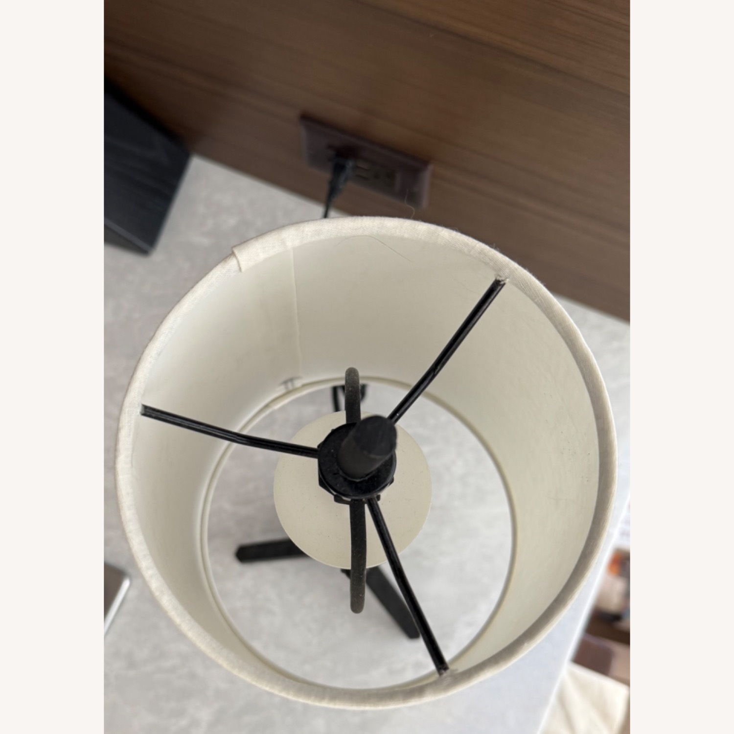 Pottery Barn Fallon Black Iron Table Lamp - image-2