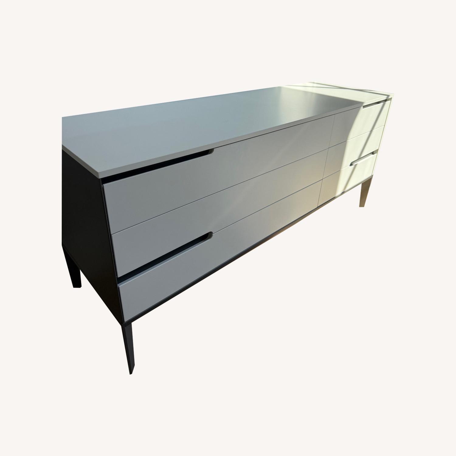 Natuzzi White Mondrian Dresser - image-0