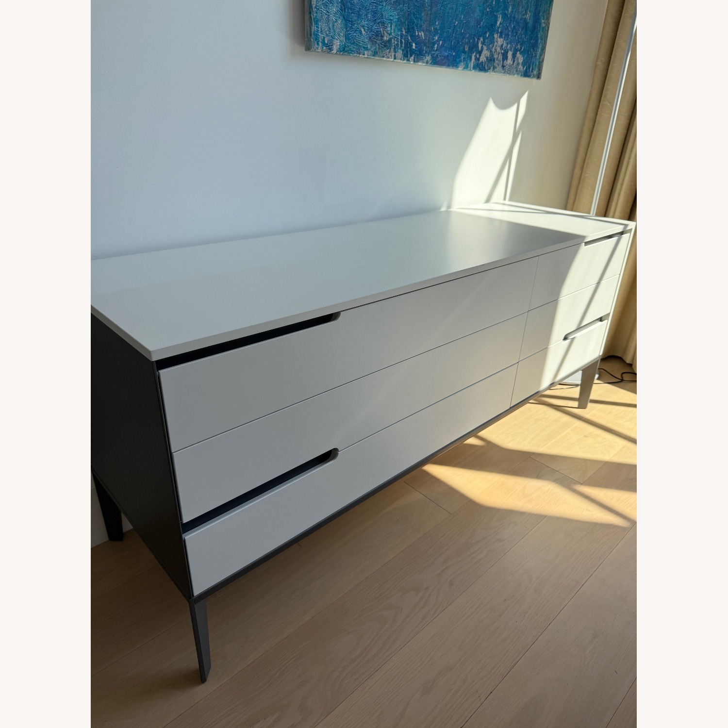 Natuzzi White Mondrian Dresser - image-1