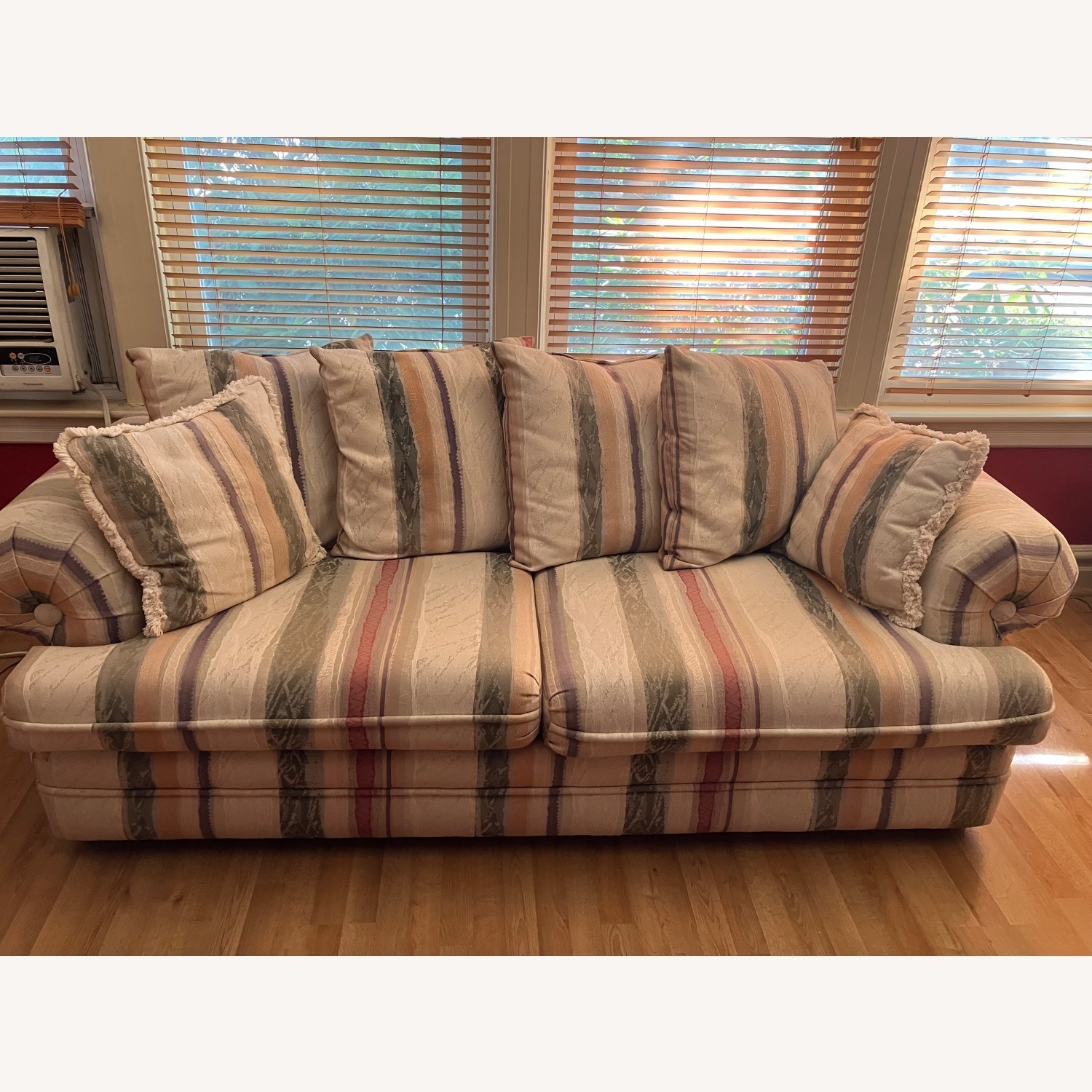 Levitz Furniture Fabric 2 Seater Sofa - image-4